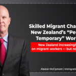 New Zealand Skilled Migrant changes and immigration reforms concept