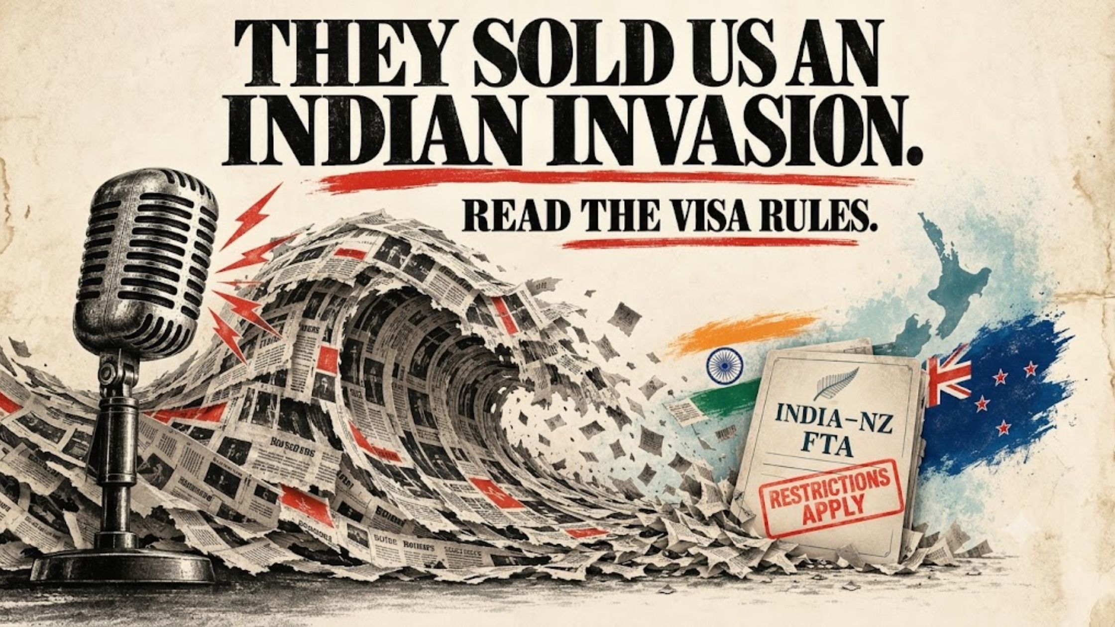 They sold us an Indian invasion. Read the visa rules